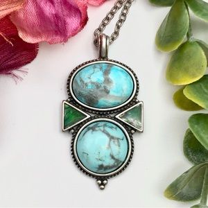 American Eagle Outfitters Southwestern Abalone Pendant Necklace